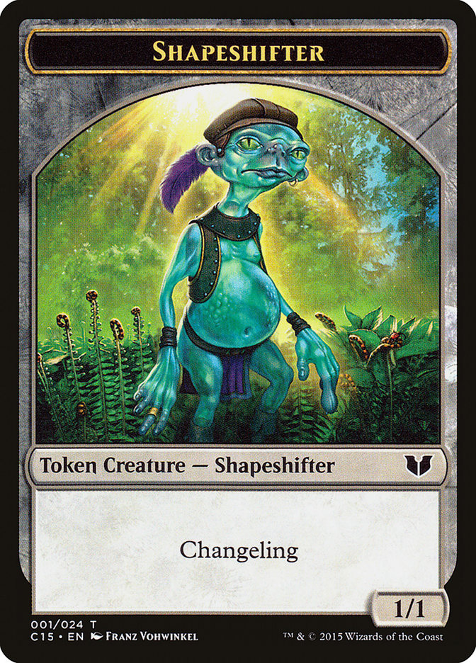 Elemental Shaman // Shapeshifter Double-Sided Token [Commander 2015 Tokens] | Impulse Games and Hobbies