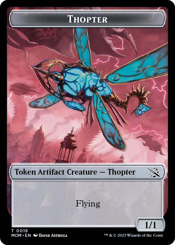 First Mate Ragavan // Thopter Double-Sided Token [March of the Machine Tokens] | Impulse Games and Hobbies