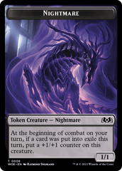 Nightmare // Food (0010) Double-Sided Token [Wilds of Eldraine Tokens] | Impulse Games and Hobbies