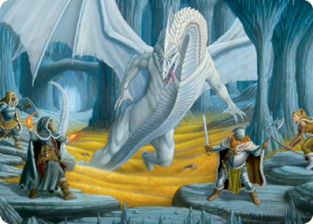 Cave of the Frost Dragon Art Card [Dungeons & Dragons: Adventures in the Forgotten Realms Art Series] | Impulse Games and Hobbies