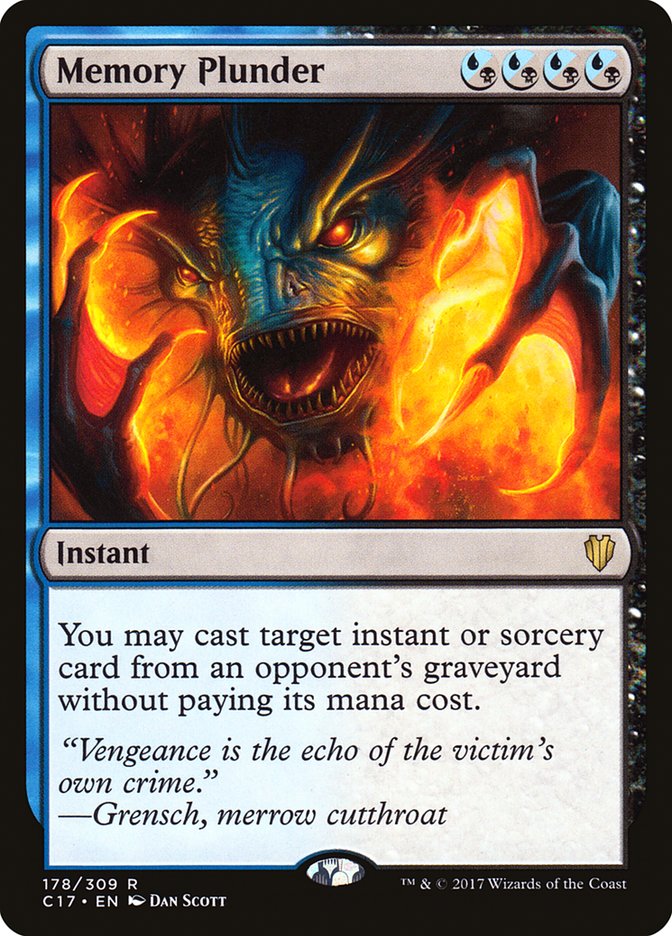 Memory Plunder [Commander 2017] | Impulse Games and Hobbies