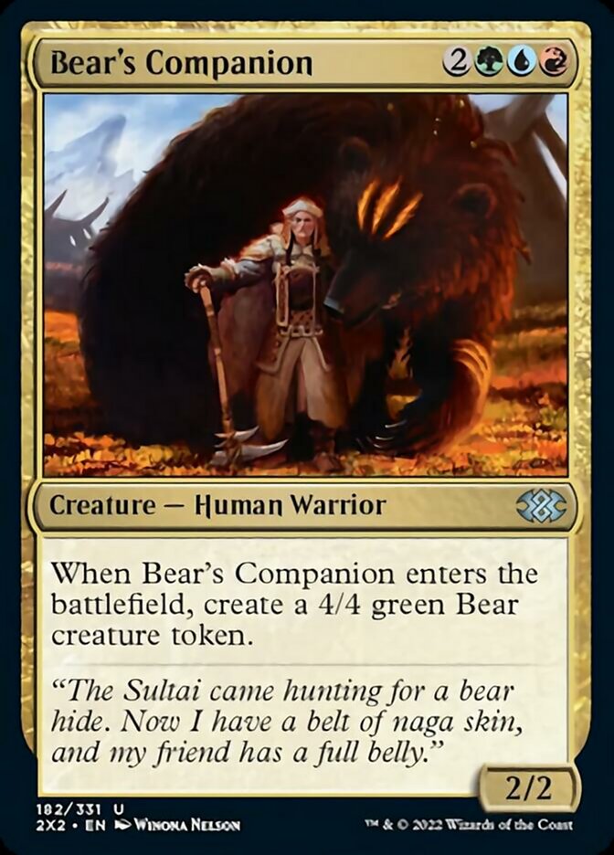 Bear's Companion [Double Masters 2022] | Impulse Games and Hobbies