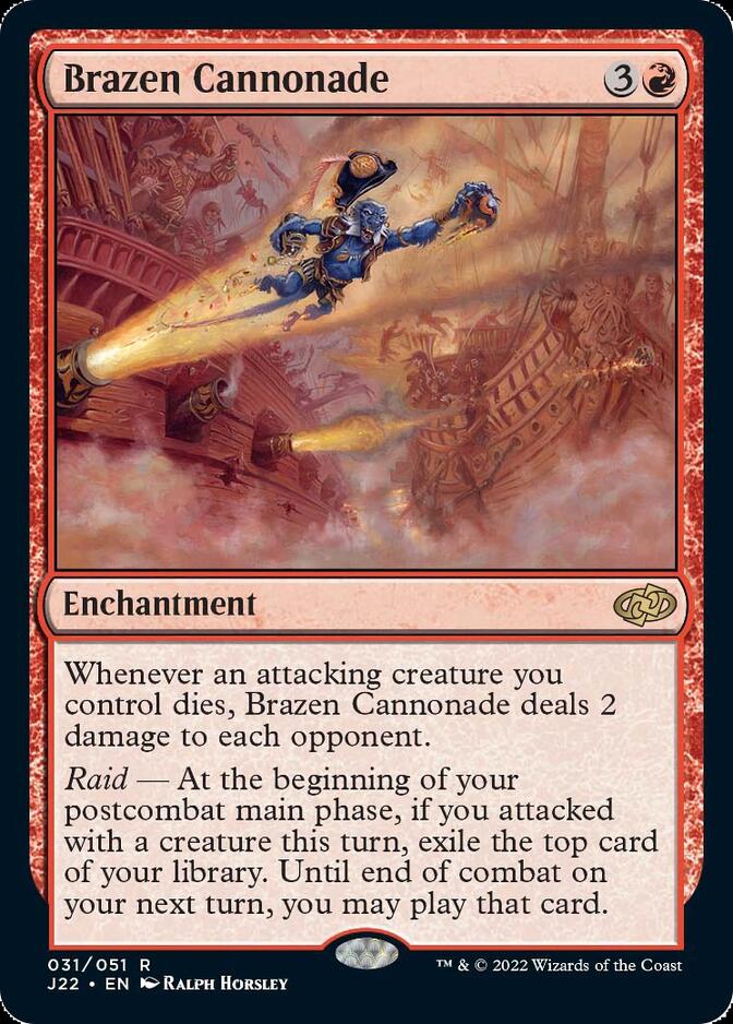 Brazen Cannonade [Jumpstart 2022] | Impulse Games and Hobbies