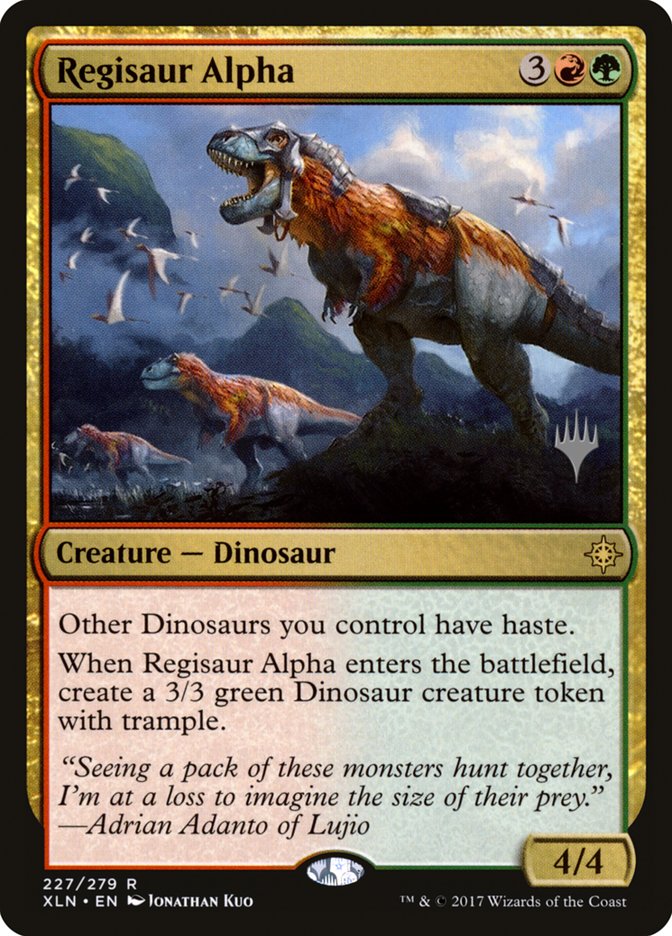 Regisaur Alpha (Promo Pack) [Ixalan Promos] | Impulse Games and Hobbies