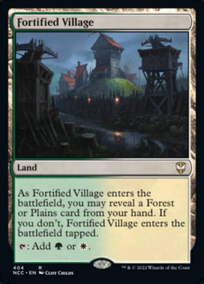 Fortified Village [Streets of New Capenna Commander] | Impulse Games and Hobbies