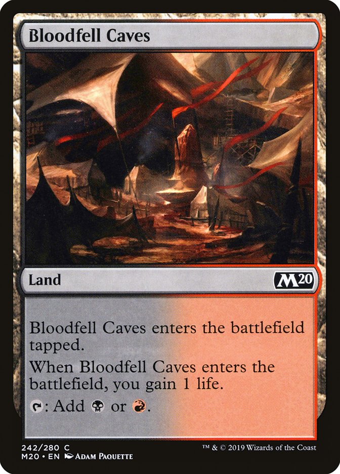 Bloodfell Caves [Core Set 2020] | Impulse Games and Hobbies