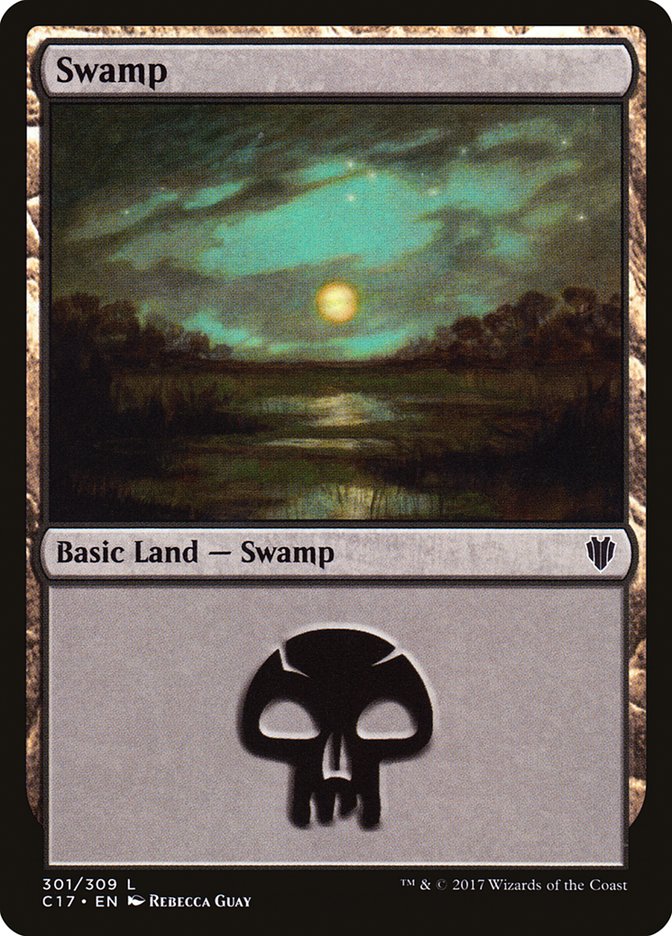 Swamp (301) [Commander 2017] | Impulse Games and Hobbies