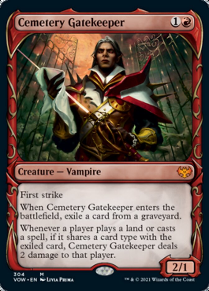 Cemetery Gatekeeper (Showcase Fang Frame) [Innistrad: Crimson Vow] | Impulse Games and Hobbies