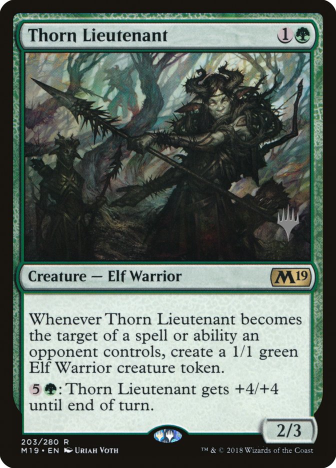 Thorn Lieutenant (Promo Pack) [Core Set 2019 Promos] | Impulse Games and Hobbies