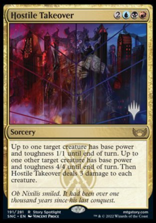 Hostile Takeover (Promo Pack) [Streets of New Capenna Promos] | Impulse Games and Hobbies
