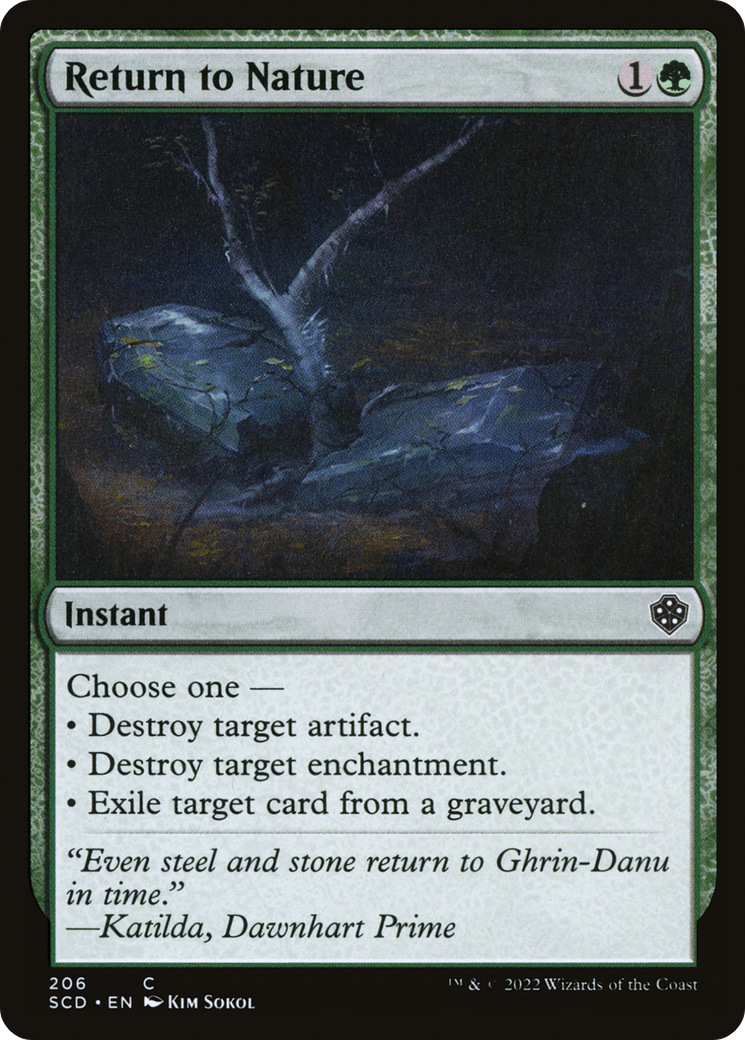 Return to Nature [Starter Commander Decks] | Impulse Games and Hobbies