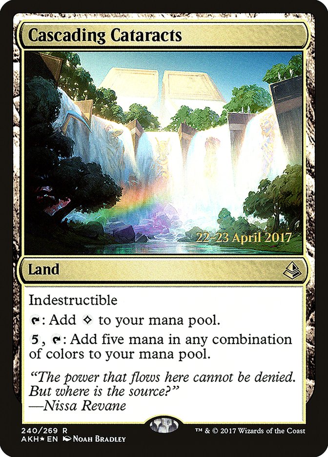 Cascading Cataracts [Amonkhet Prerelease Promos] | Impulse Games and Hobbies