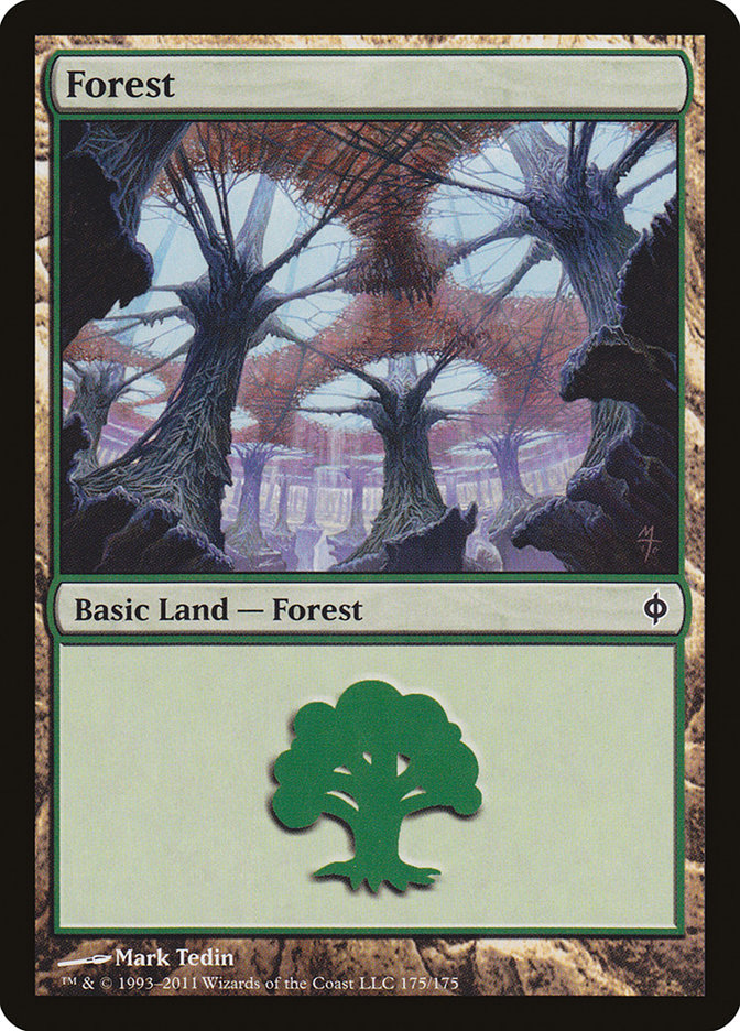 Forest (175) [New Phyrexia] | Impulse Games and Hobbies