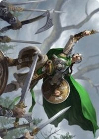 Maja, Bretagard Protector Art Card [Kaldheim: Art Series] | Impulse Games and Hobbies