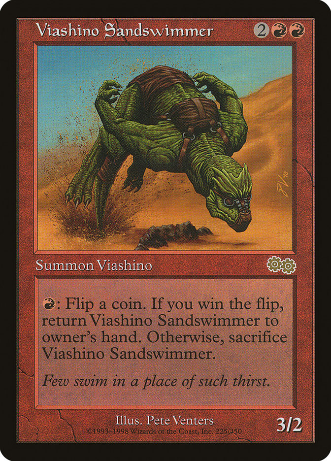 Viashino Sandswimmer [Urza's Saga] | Impulse Games and Hobbies