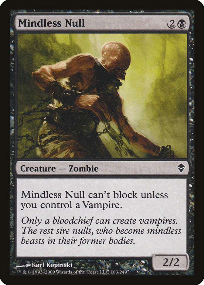 Mindless Null [Zendikar] | Impulse Games and Hobbies