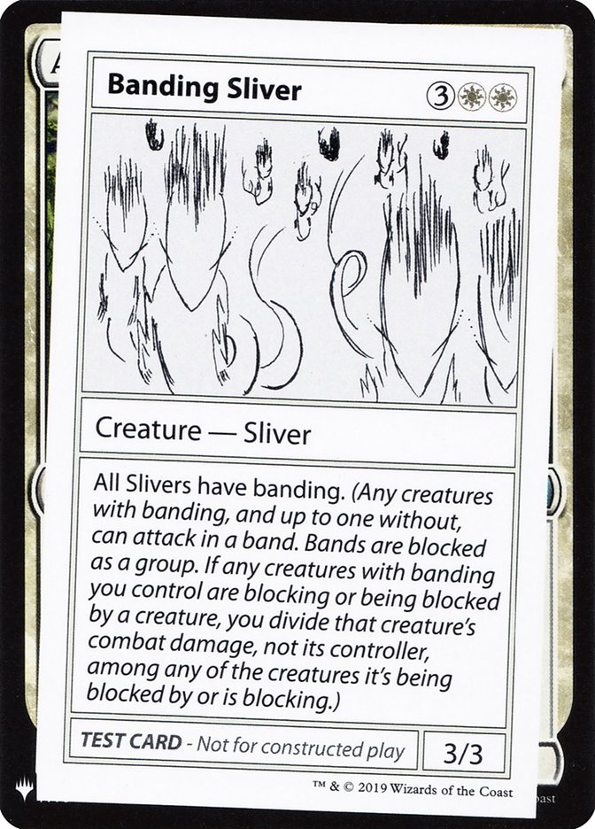 Banding Sliver [Mystery Booster Playtest Cards] | Impulse Games and Hobbies