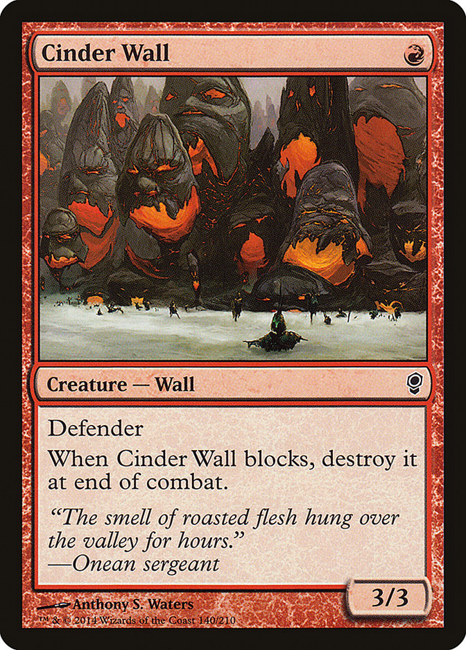 Cinder Wall [Conspiracy] | Impulse Games and Hobbies