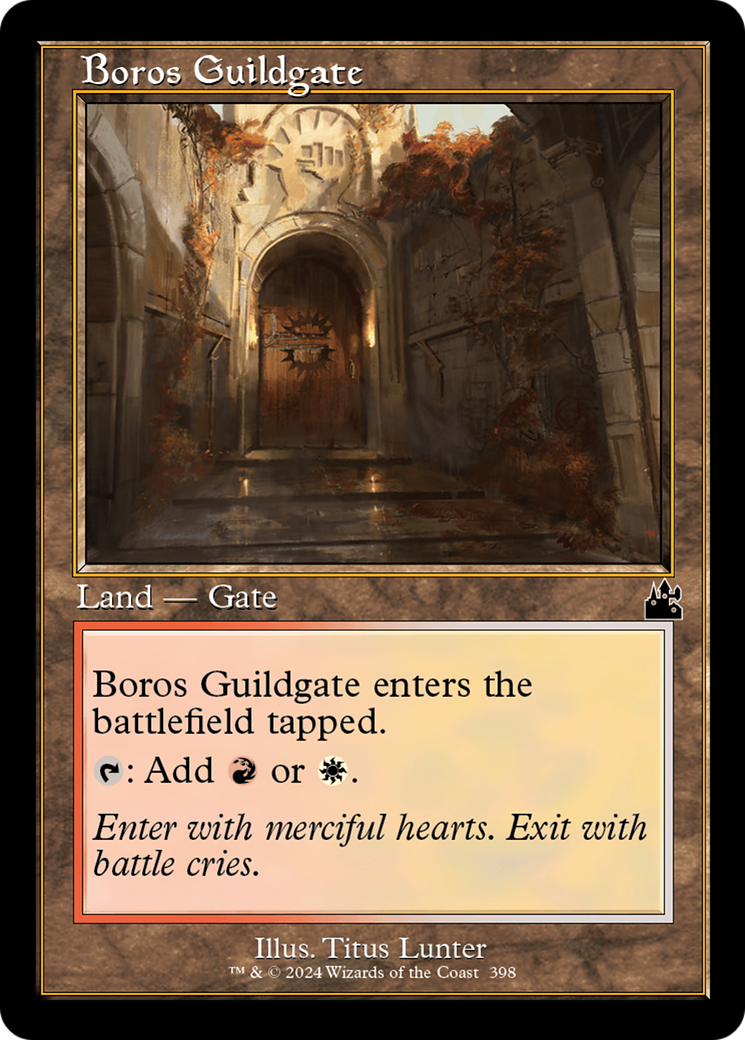 Boros Guildgate (Retro Frame) [Ravnica Remastered] | Impulse Games and Hobbies