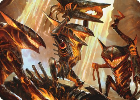 Gleeful Demolition Art Card [Phyrexia: All Will Be One Art Series] | Impulse Games and Hobbies