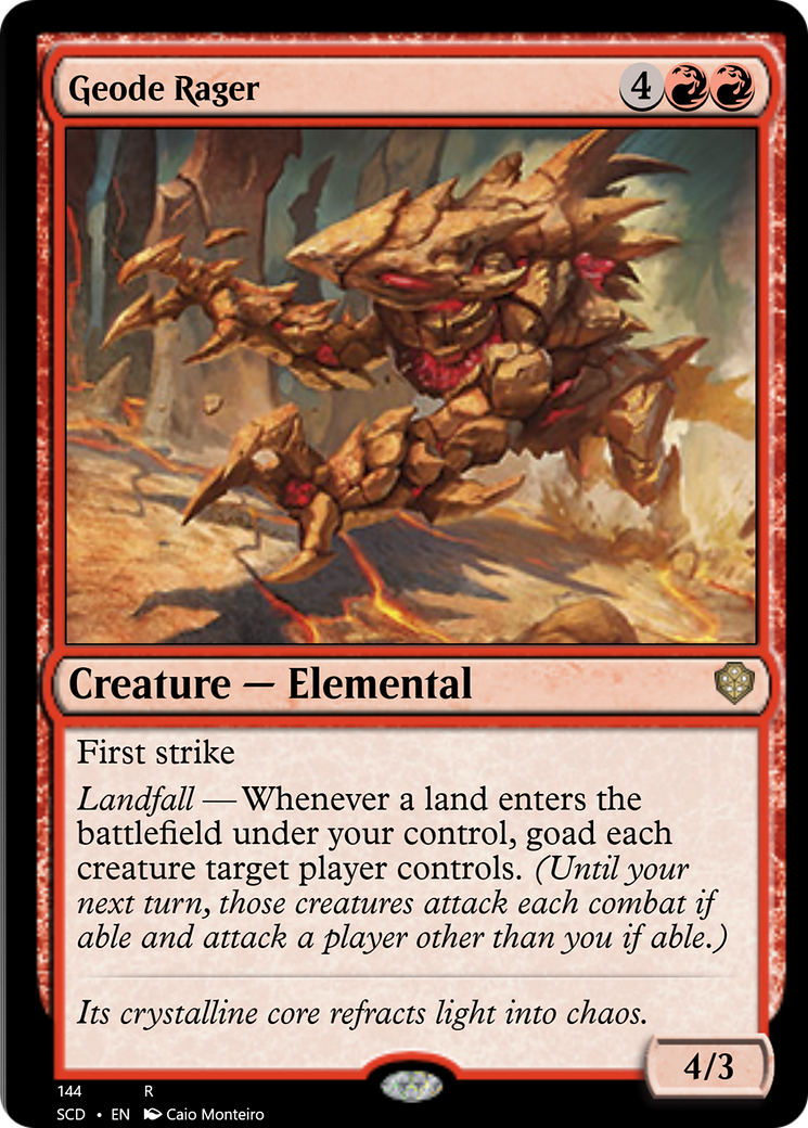 Geode Rager [Starter Commander Decks] | Impulse Games and Hobbies