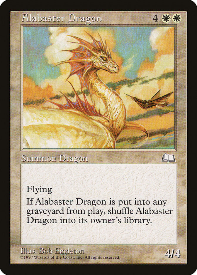 Alabaster Dragon [Weatherlight] | Impulse Games and Hobbies