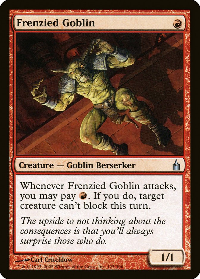 Frenzied Goblin [Ravnica: City of Guilds] | Impulse Games and Hobbies