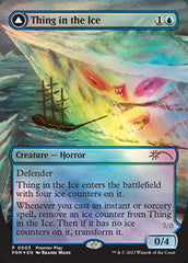 Thing in the Ice // Awoken Horror (Borderless Alternate Art) [Regional Championship Qualifiers 2023] | Impulse Games and Hobbies