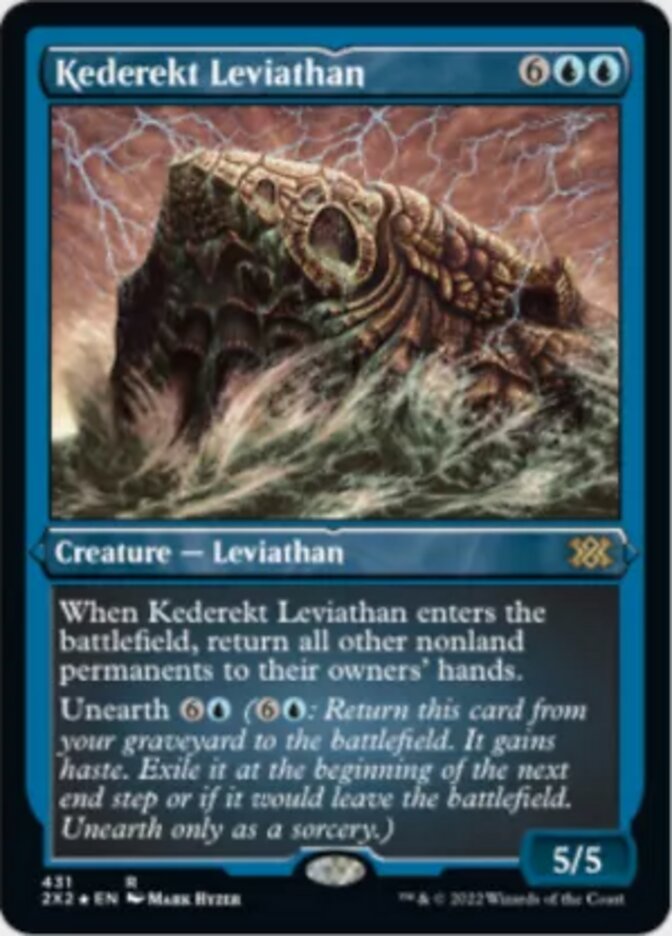 Kederekt Leviathan (Foil Etched) [Double Masters 2022] | Impulse Games and Hobbies