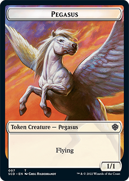 Pegasus // Thopter Double-Sided Token [Starter Commander Decks] | Impulse Games and Hobbies