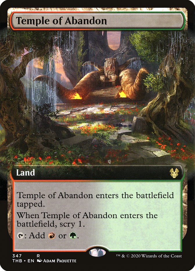 Temple of Abandon (Extended Art) [Theros Beyond Death] | Impulse Games and Hobbies