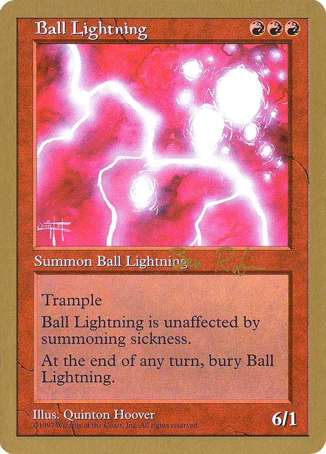 Ball Lightning (Ben Rubin) [World Championship Decks 1998] | Impulse Games and Hobbies