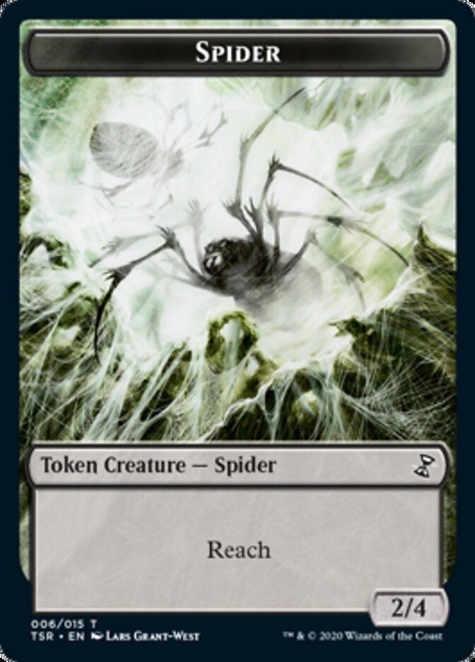 Spider Token [Time Spiral Remastered Tokens] | Impulse Games and Hobbies