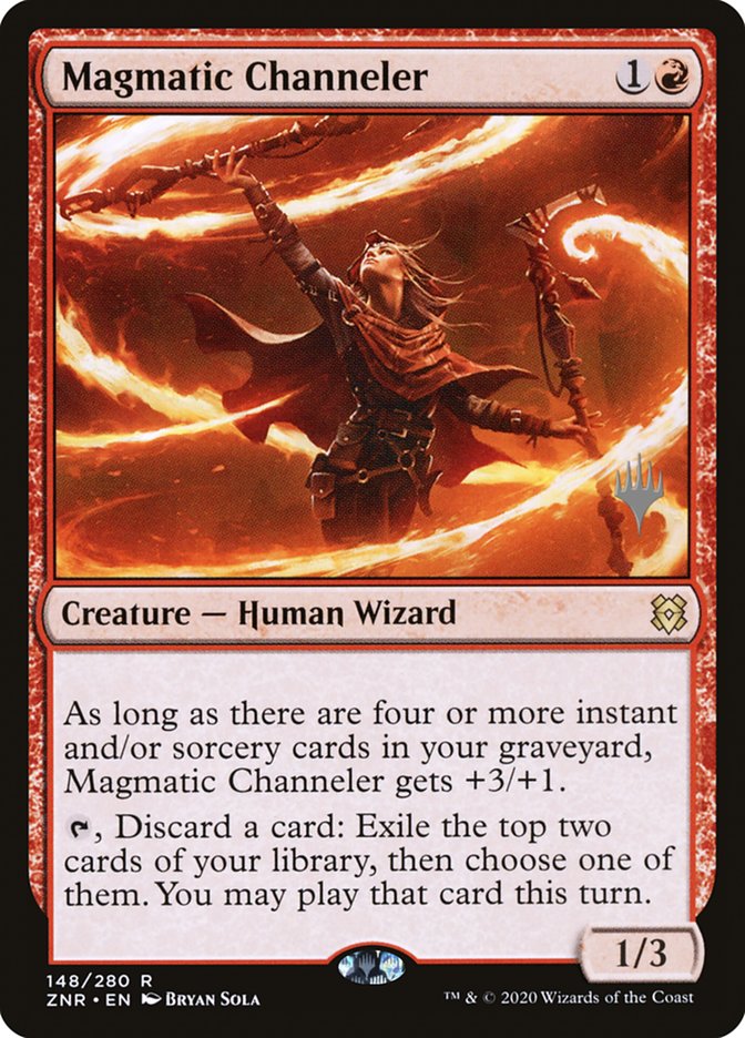 Magmatic Channeler (Promo Pack) [Zendikar Rising Promos] | Impulse Games and Hobbies