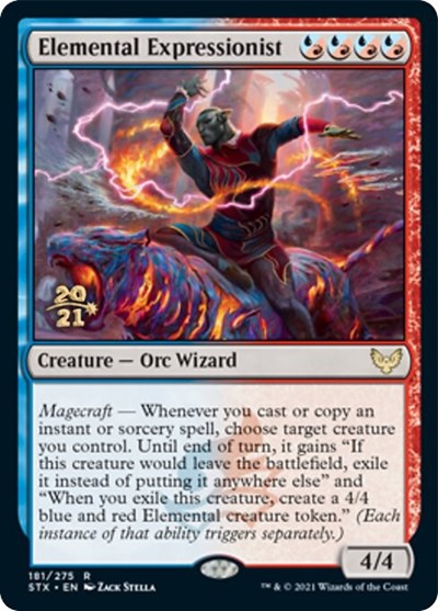 Elemental Expressionist [Strixhaven: School of Mages Prerelease Promos] | Impulse Games and Hobbies