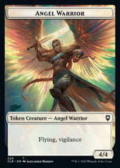 Kor Warrior // Angel Warrior Double-sided Token [Commander Legends: Battle for Baldur's Gate Tokens] | Impulse Games and Hobbies