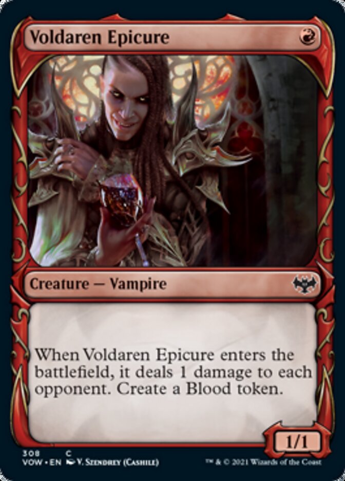 Voldaren Epicure (Showcase Fang Frame) [Innistrad: Crimson Vow] | Impulse Games and Hobbies