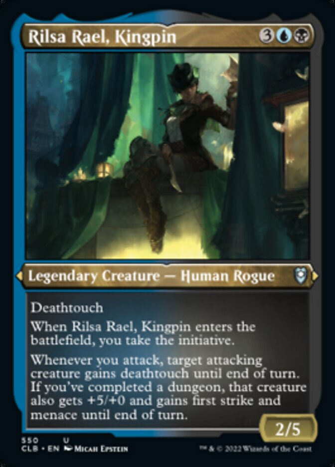 Rilsa Rael, Kingpin (Foil Etched) [Commander Legends: Battle for Baldur's Gate] | Impulse Games and Hobbies
