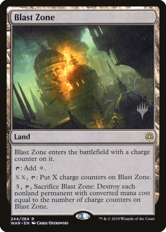 Blast Zone (Promo Pack) [War of the Spark Promos] | Impulse Games and Hobbies