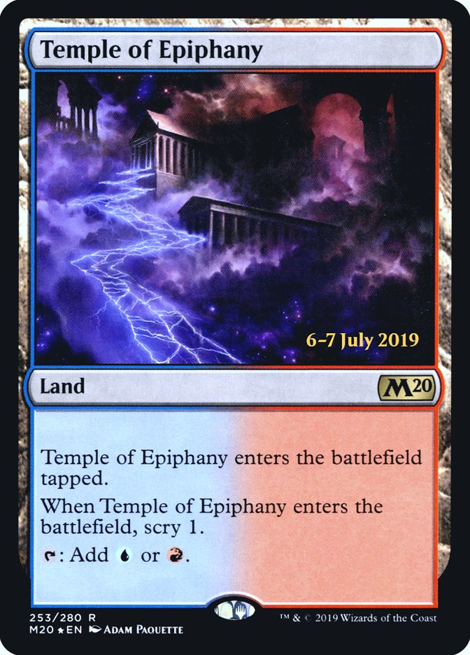 Temple of Epiphany  [Core Set 2020 Prerelease Promos] | Impulse Games and Hobbies