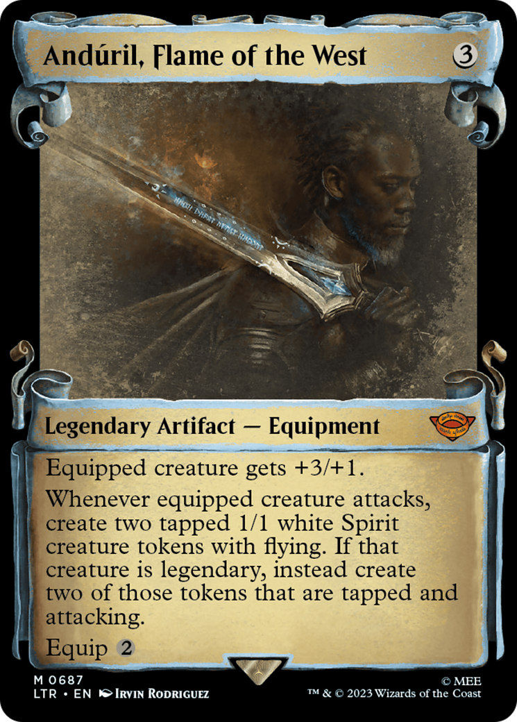 Anduril, Flame of the West [The Lord of the Rings: Tales of Middle-Earth Showcase Scrolls] | Impulse Games and Hobbies