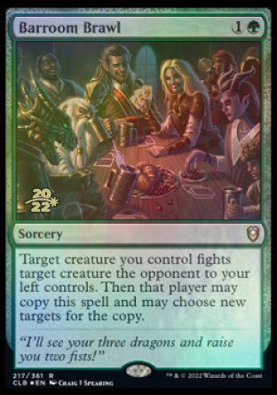 Barroom Brawl [Commander Legends: Battle for Baldur's Gate Prerelease Promos] | Impulse Games and Hobbies