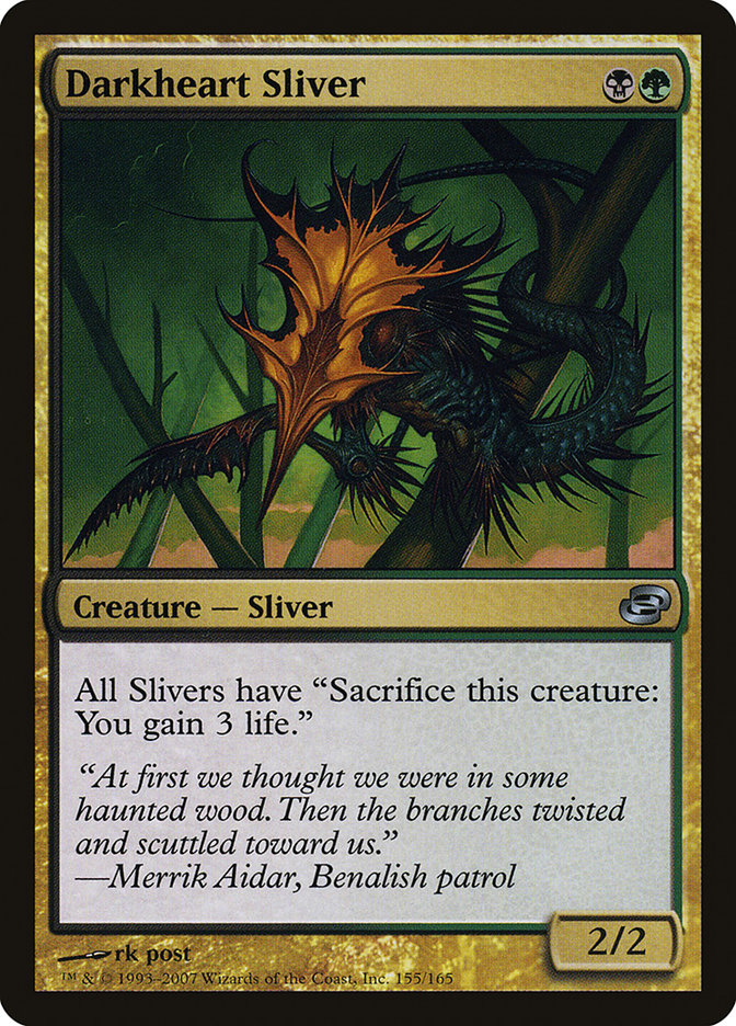 Darkheart Sliver [Planar Chaos] | Impulse Games and Hobbies