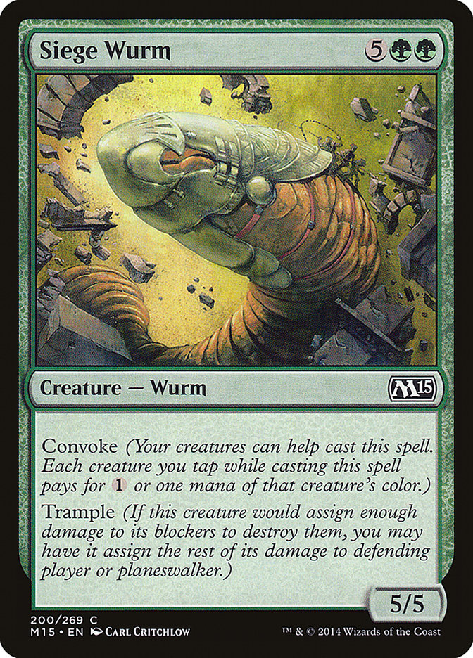 Siege Wurm [Magic 2015] | Impulse Games and Hobbies