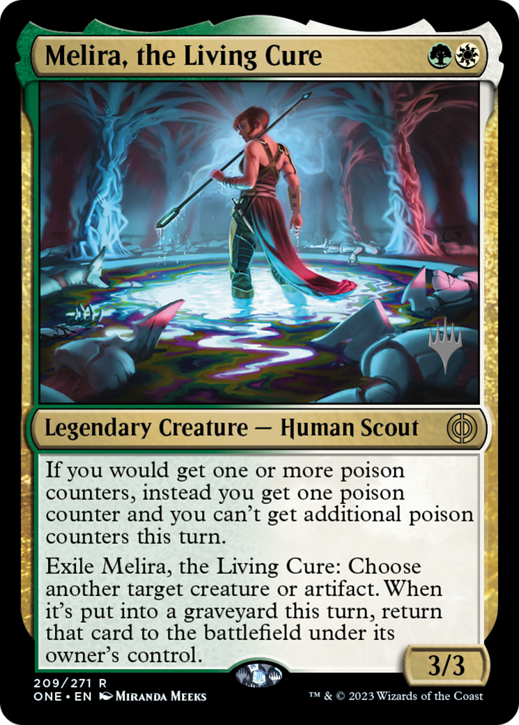 Melira, the Living Cure (Promo Pack) [Phyrexia: All Will Be One Promos] | Impulse Games and Hobbies