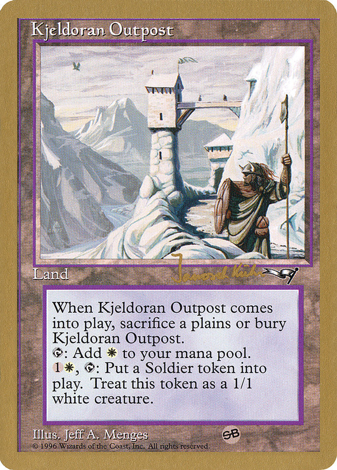 Kjeldoran Outpost (Janosch Kuhn) [World Championship Decks 1997] | Impulse Games and Hobbies