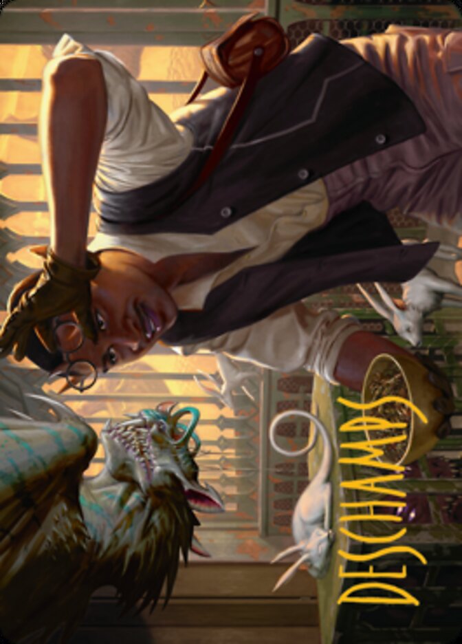 Bennie Bracks, Zoologist Art Card (Gold-Stamped Signature) [Streets of New Capenna Art Series] | Impulse Games and Hobbies