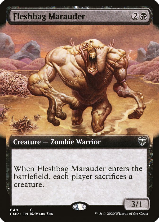 Fleshbag Marauder (Extended Art) [Commander Legends] | Impulse Games and Hobbies