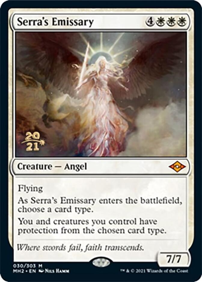 Serra's Emissary [Modern Horizons 2 Prerelease Promos] | Impulse Games and Hobbies