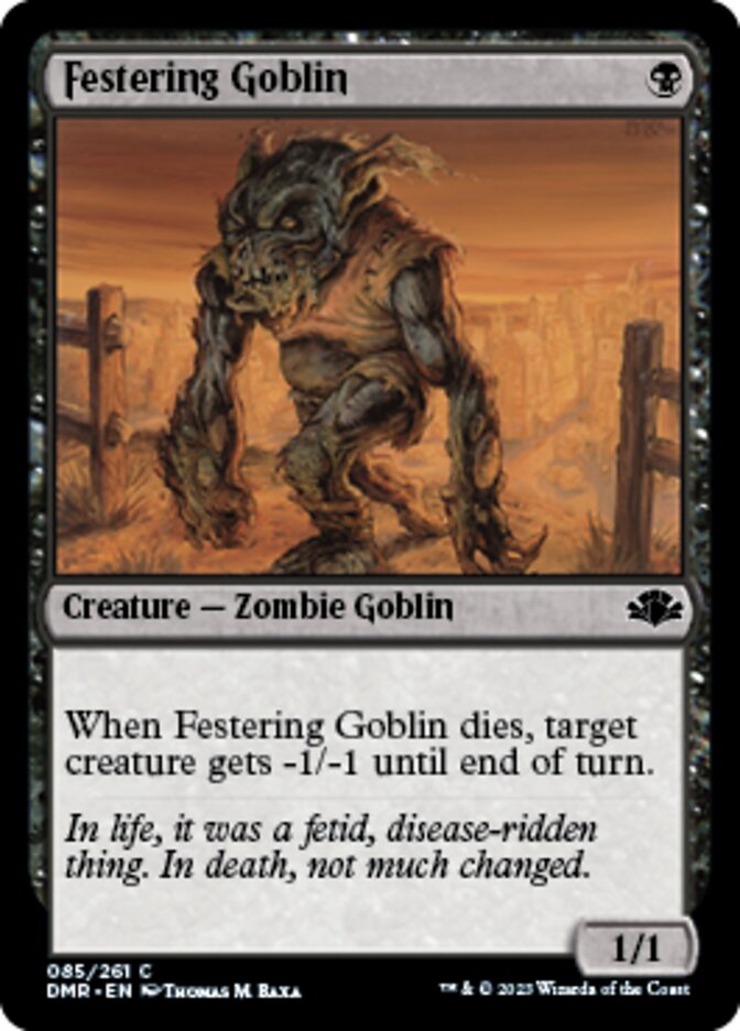 Festering Goblin [Dominaria Remastered] | Impulse Games and Hobbies